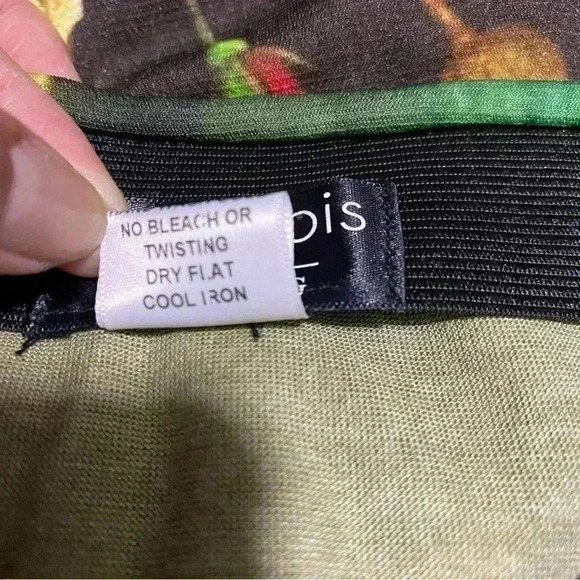 PETIT POIS by Viviana G Frida Kahlo & roses Long mesh Skirt M print all over - Picture 6 of 7